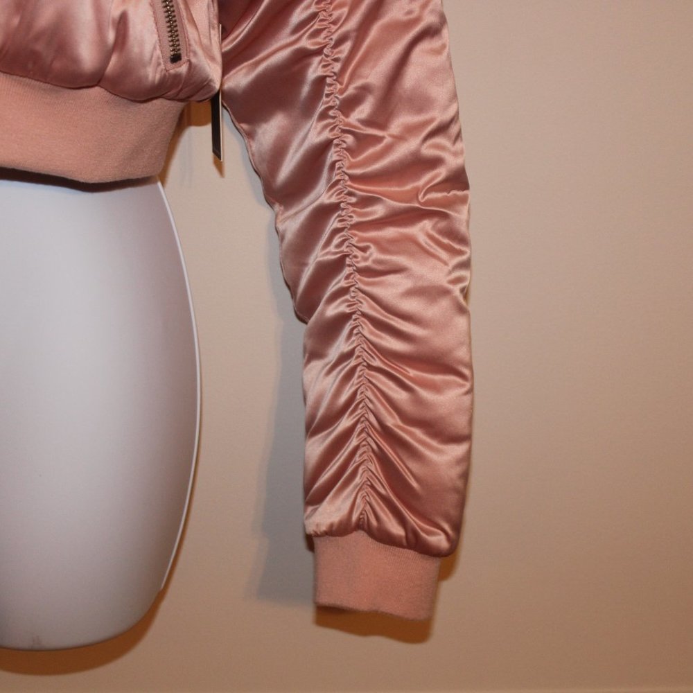 Lovers and Friends Cropped Bomber Jacket NWT - Picture 10 of 15